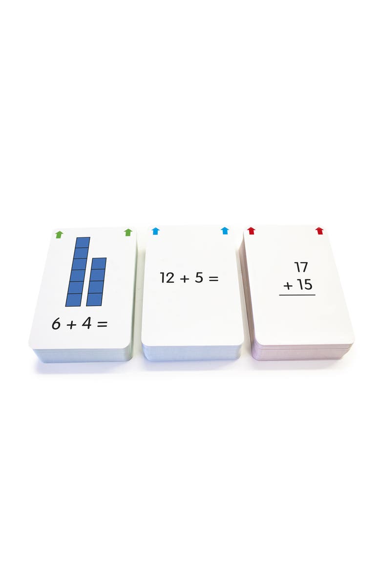 Junior Learning Addition Flashcards Medium, Alternate, color, Multicolored