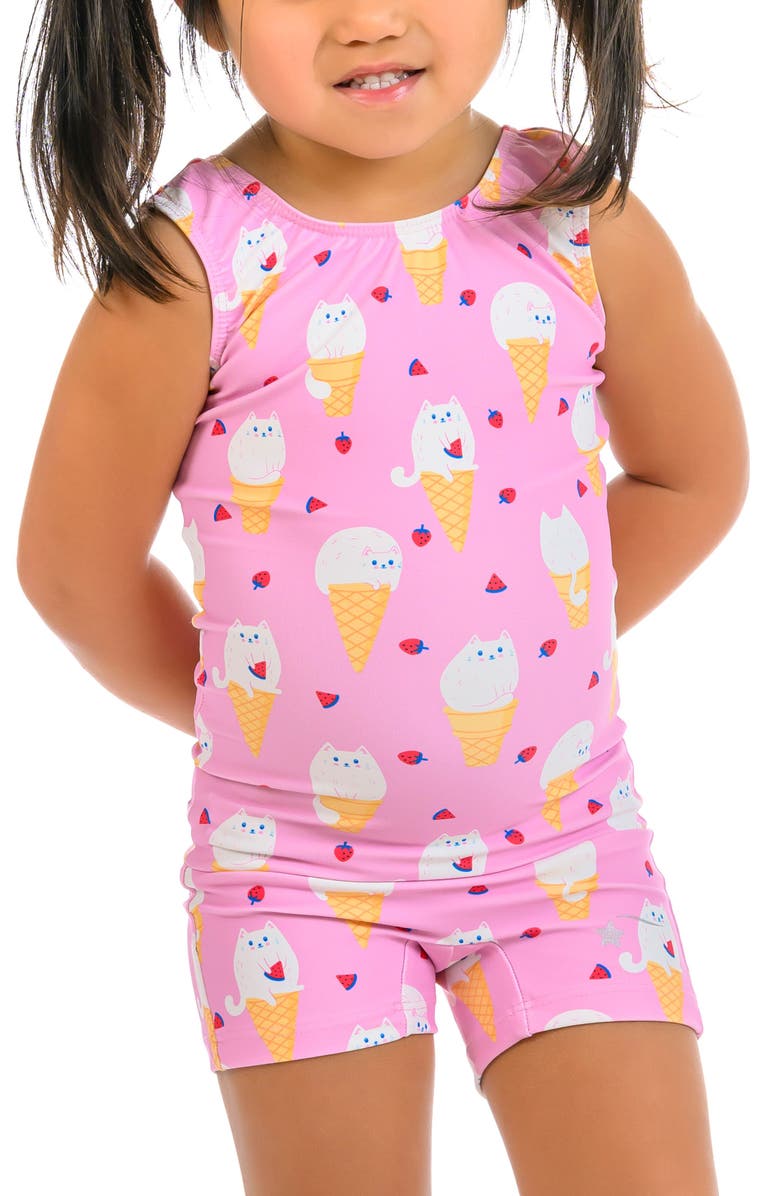 Destira Kitty Cones Unitard, Main, color, Kitty Cones