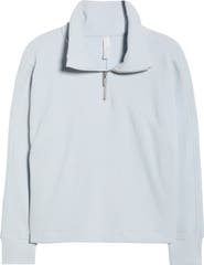 Zella Half Zip Waffle Stitch Sweatshirt