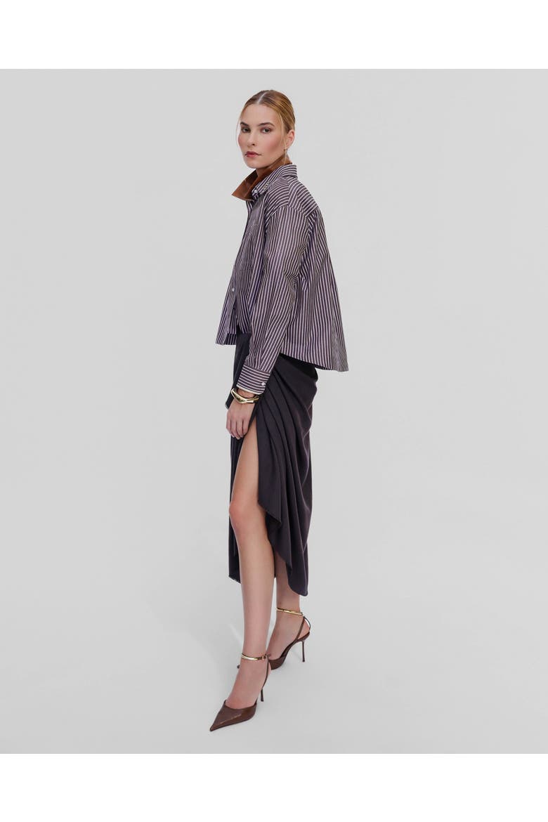 Echo Crystal Collar Shirt, Alternate, color, Huckleberry