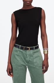 Madewell Low Back Cap Sleeve T-Shirt