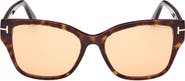 TOM FORD Elsa 55mm Butterfly Sunglasses