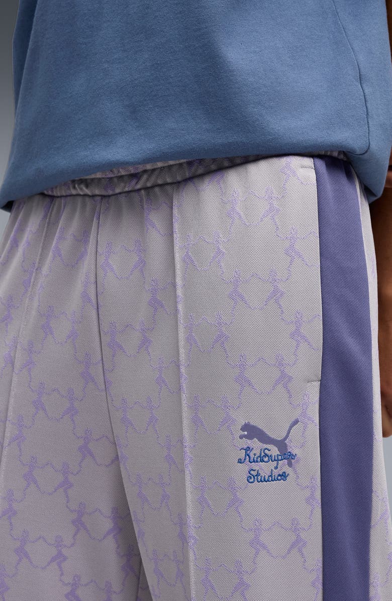 PUMA x KidSuper T7 Track Pants, Alternate, color, Gray Echo