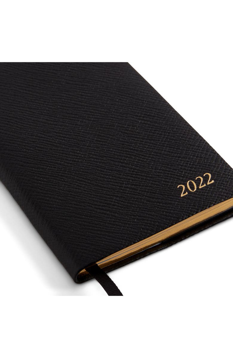 Smythson Smythoson Crossgrain Leather 2022 Diary, Alternate, color,