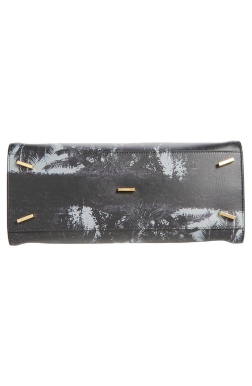 Ferragamo Medium Hug Palm Print Soft Leather Top Handle Bag