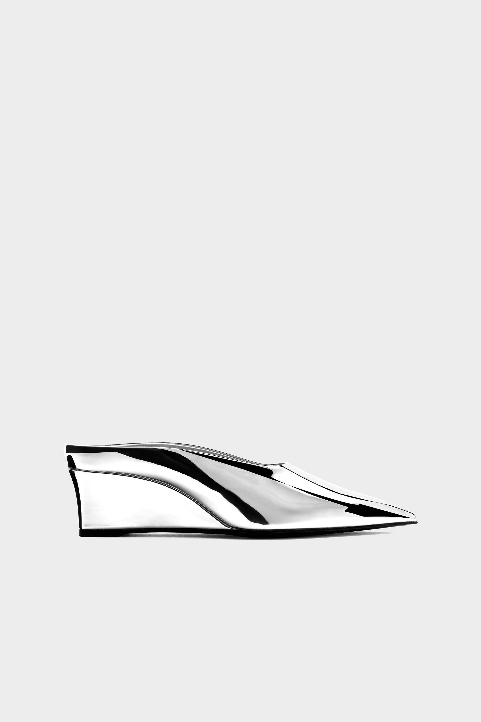 SIMONMILLER Pointed Gala Wedge In Silver, Main, color, Silver