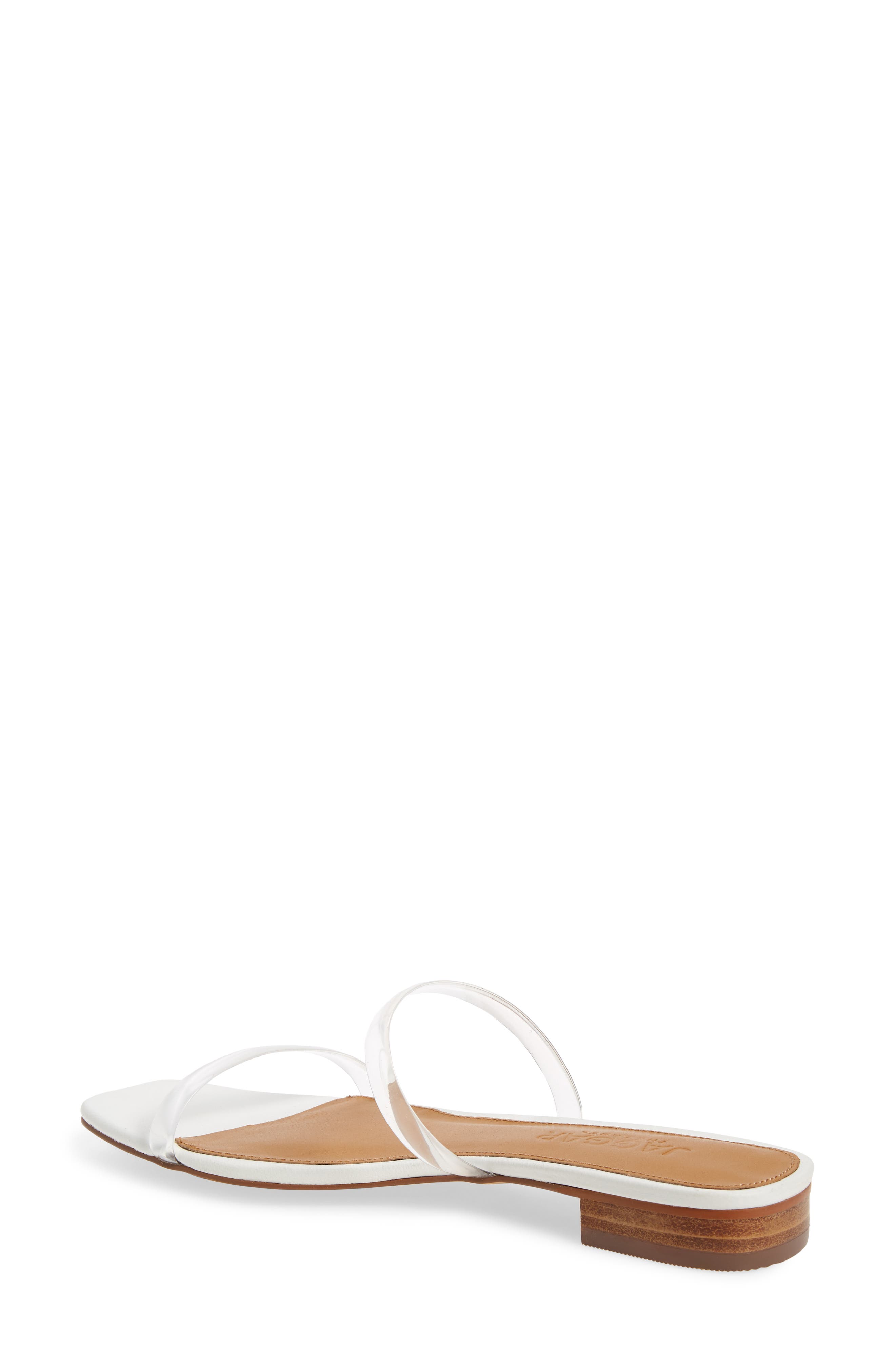 JAGGAR Transparent Strap Slide Sandal, Alternate, color, 