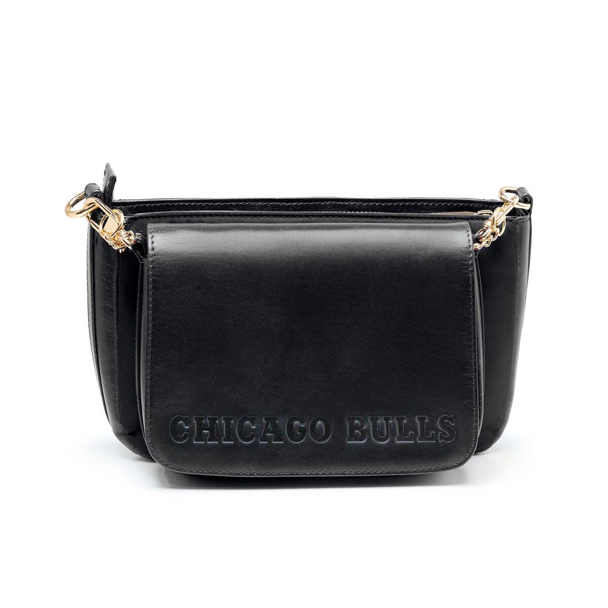 LUSSO Chicago Bulls Rianna Multi Pouchette Bag, Alternate, color, Black
