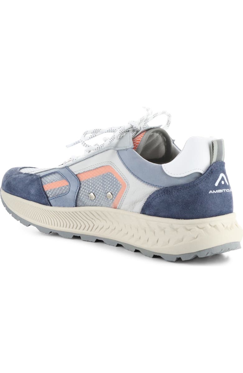 Ambitious 13320 Colorblock Sneaker, Alternate, color, Blue/ Grey Suede/ Textile