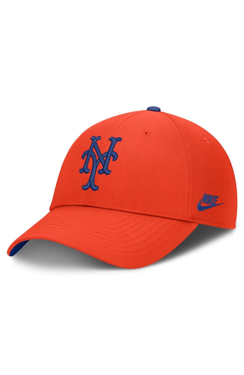 Nike Men's Nike Orange New York Mets Cooperstown Club Dri-FIT Adjustable Hat, Main, color, Orange