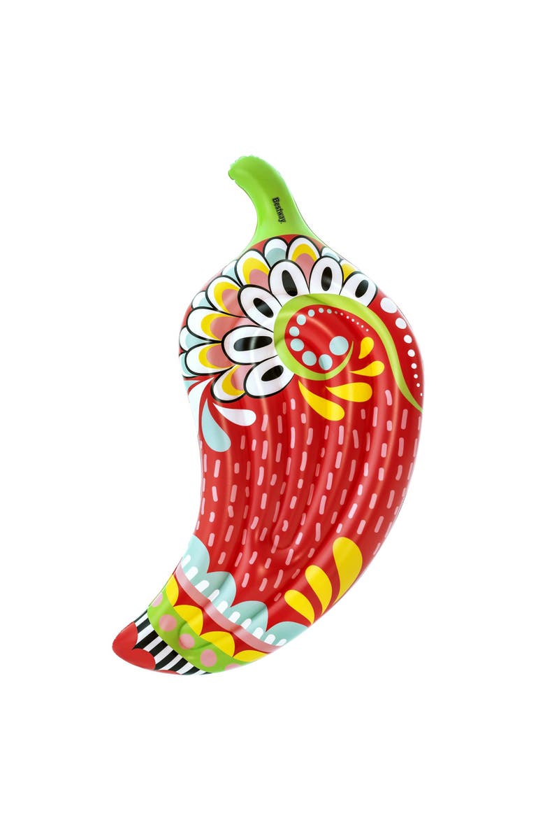 H2OGO! Inflatable Flirty Fiesta Pepper Pool Water Beach Float, Main, color, Multicolored