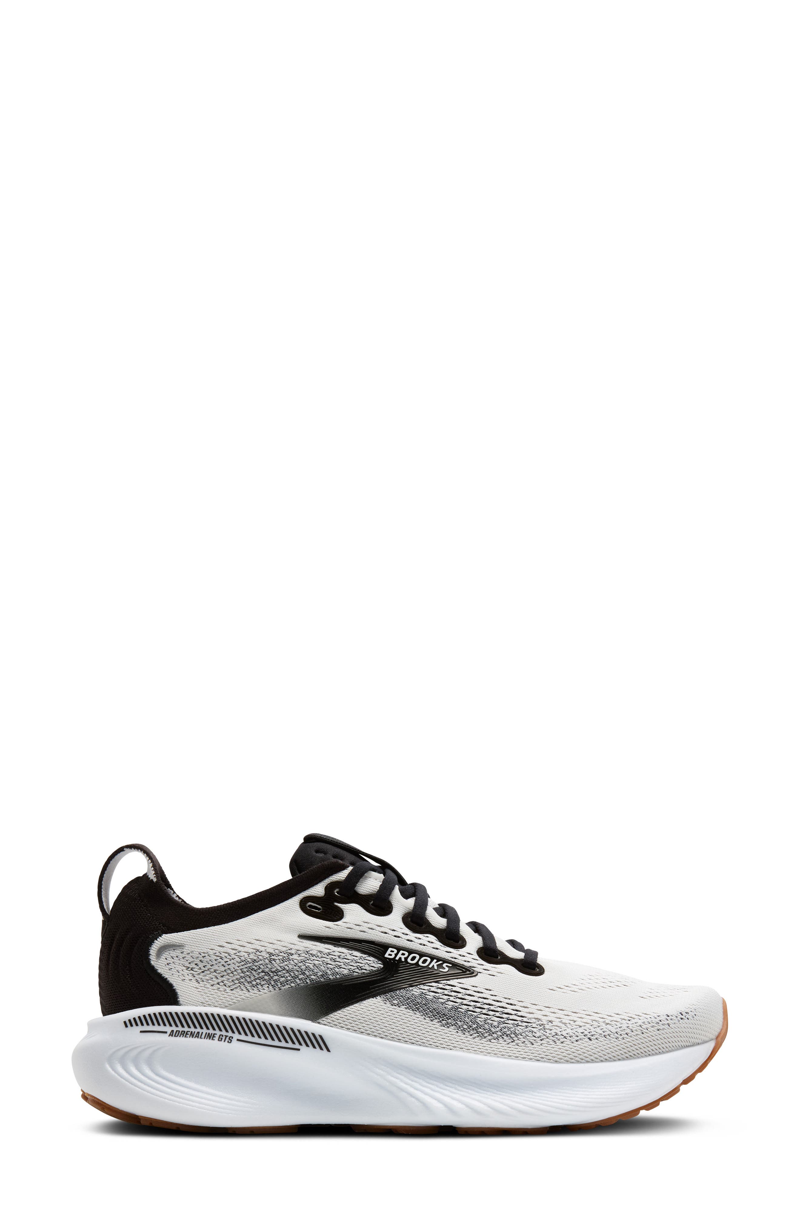 Adrenaline GTS 25 Running Shoe, Alternate, color, WHITE/ BLACK/ WHITE