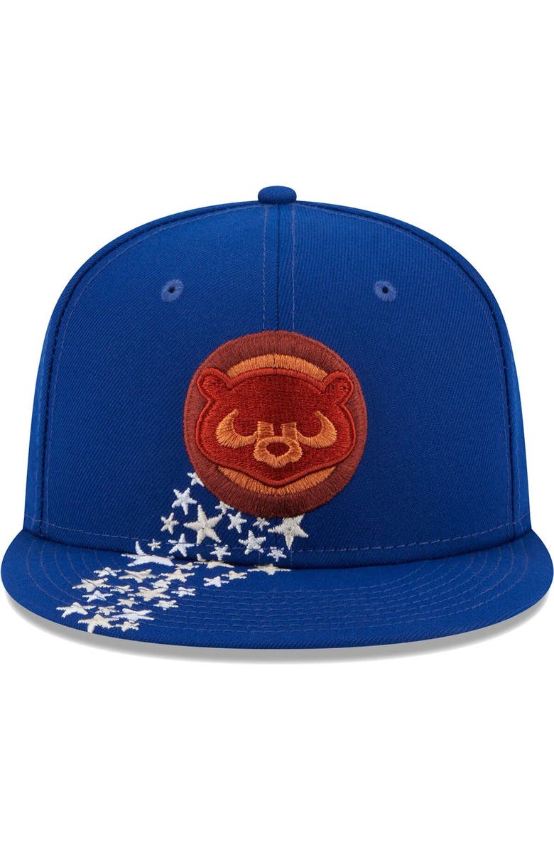 New Era Men's New Era Royal Chicago Cubs Meteor 59FIFTY Fitted Hat, Alternate, color, Royal