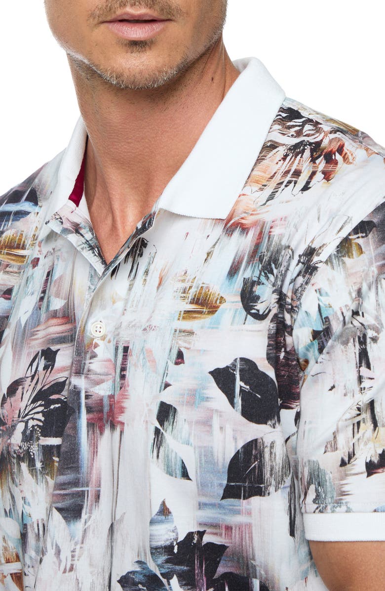 Robert Graham Iver Print Polo, Alternate, color, 