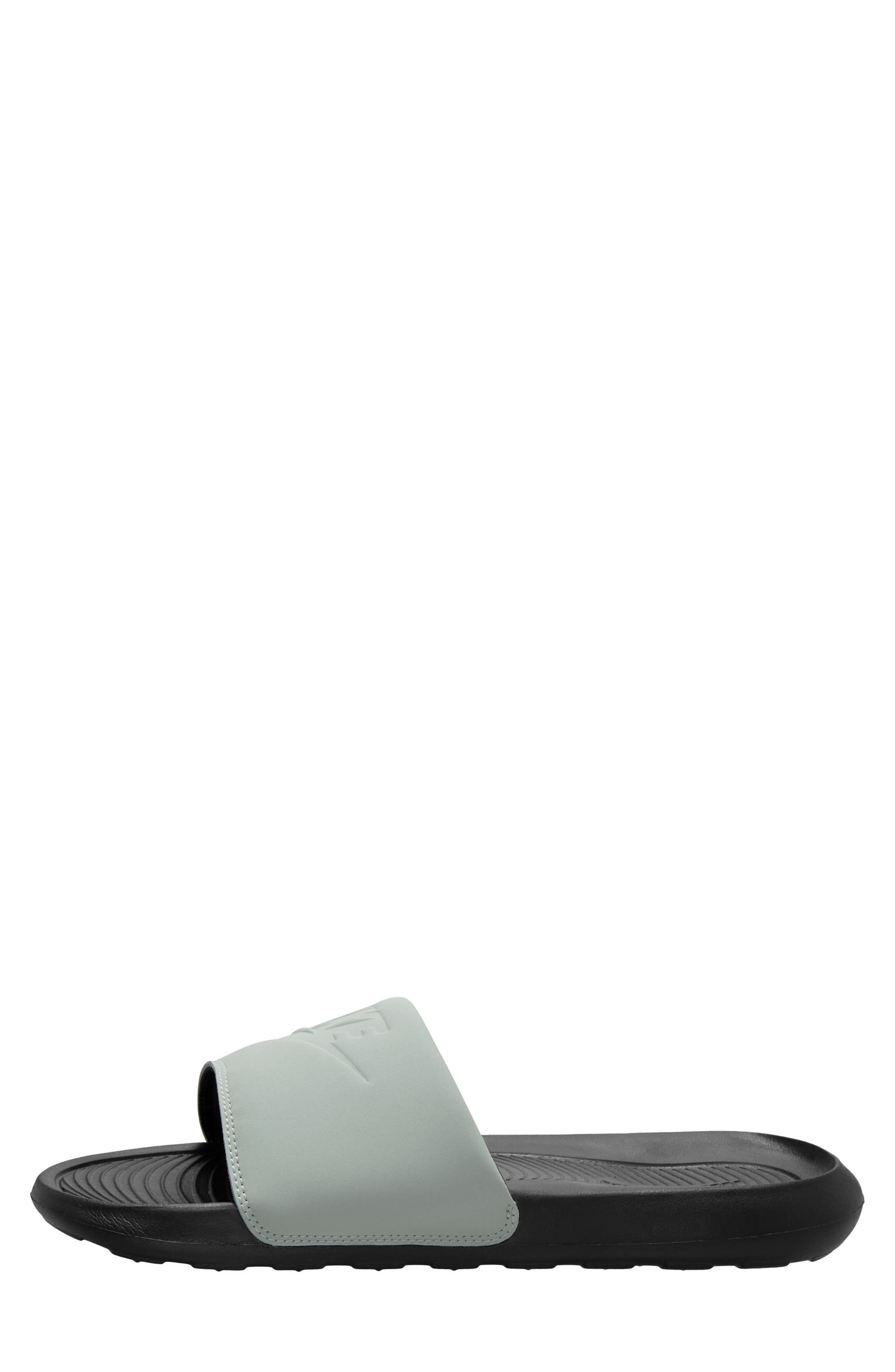 Nike Victori One Sport Slide, Alternate, color, Black/ Light Silver