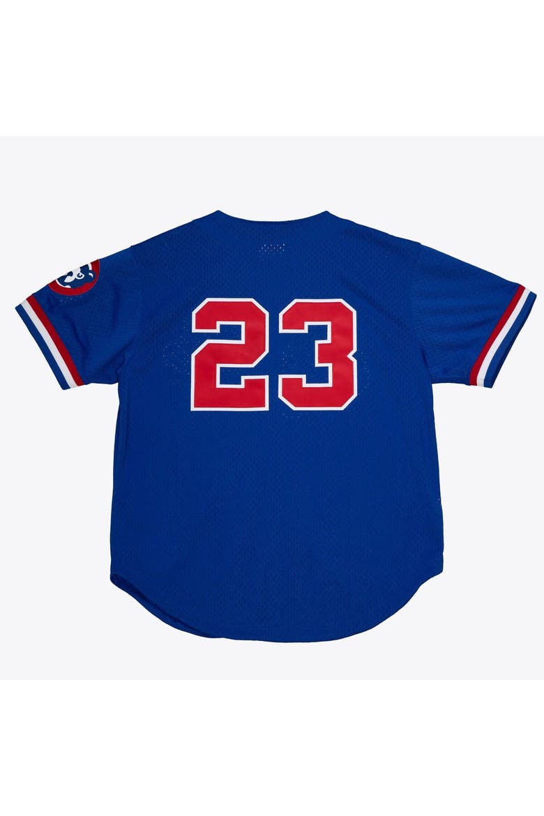 Men's Mitchell & Ness Greg Maddux Royal Chicago Cubs Authentic Batting Practice Jersey, Alternate, color, Royal