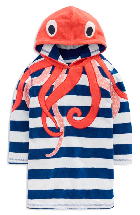 Kids' Appliqué Hooded Cotton Tunic (Toddler & Little Kid)