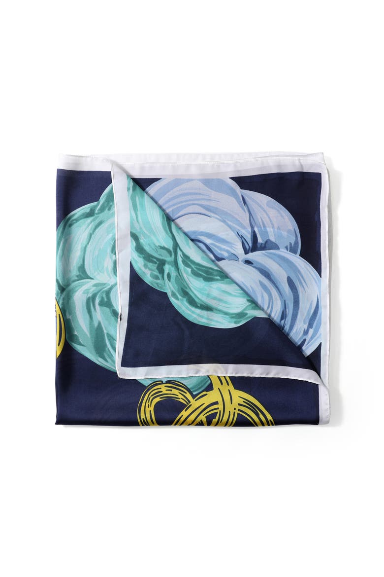 The Catherine Scarf, Alternate, color, Blue