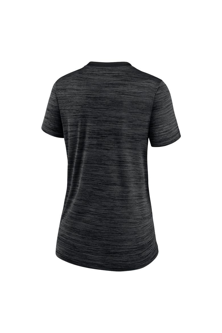 Women's Nike Black Las Vegas Raiders Sideline Velocity Performance T-Shirt, Alternate, color, Black