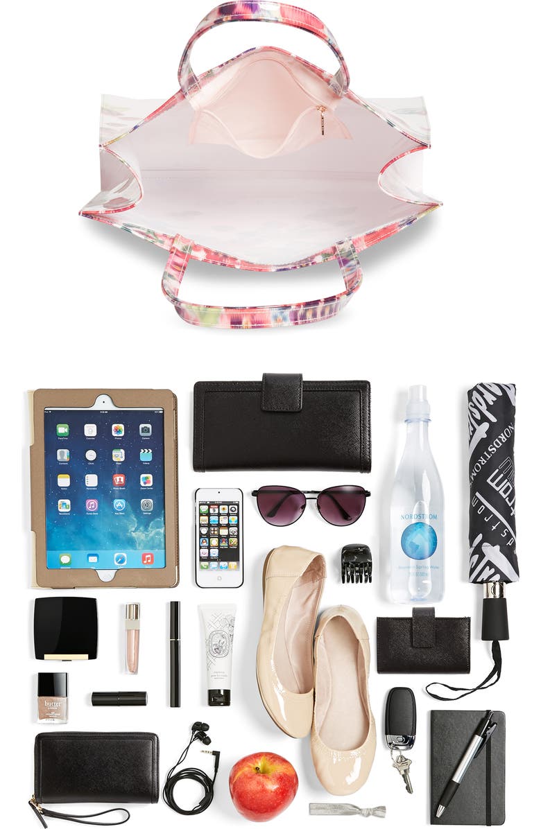 Ted Baker London Large Scatter Pansy Icon Tote, Alternate, color,