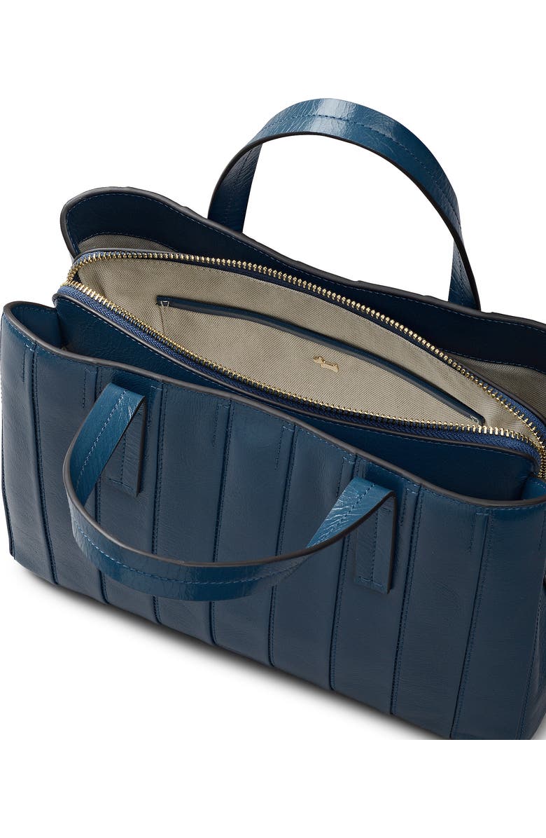 Radley Dukes Place - Stripe Medium Ziptop Satchel Bag, Alternate, color, Utility