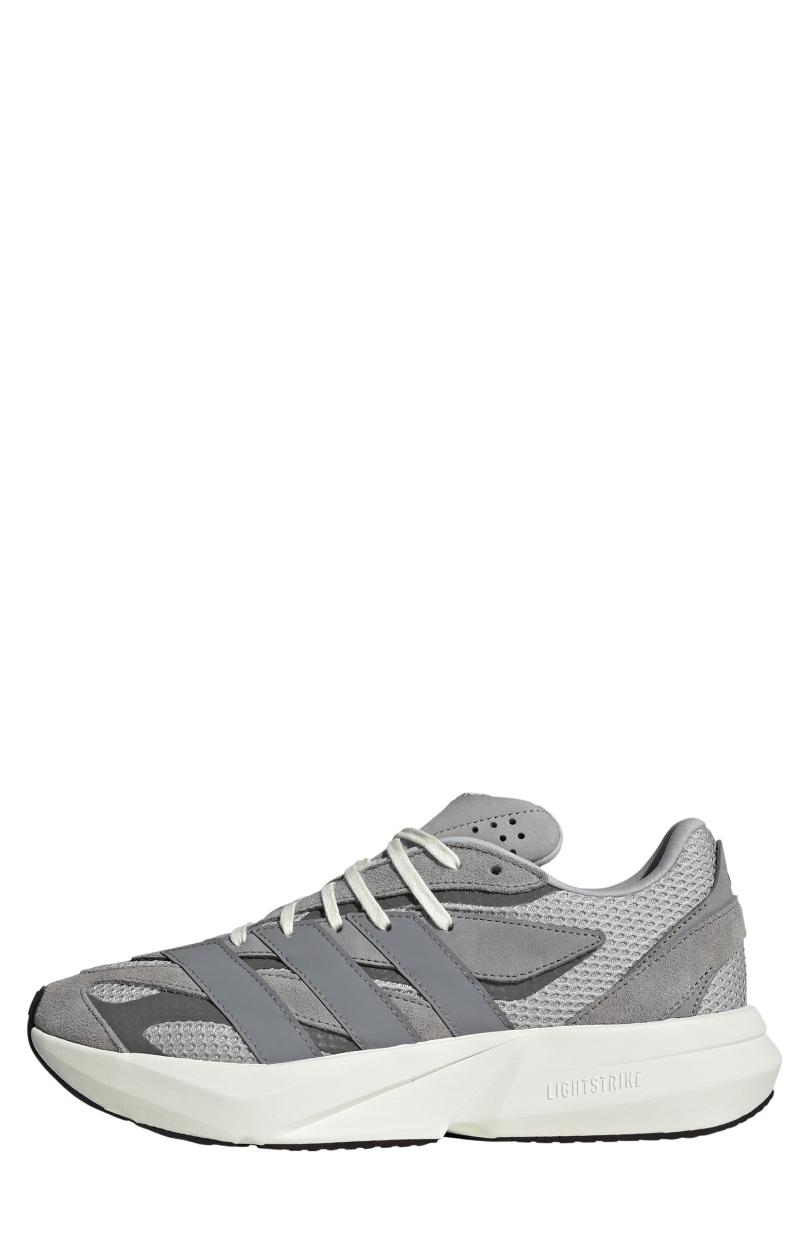 adidas Lightblaze Sneaker, Alternate, color, Grey / Grey / Iron Met