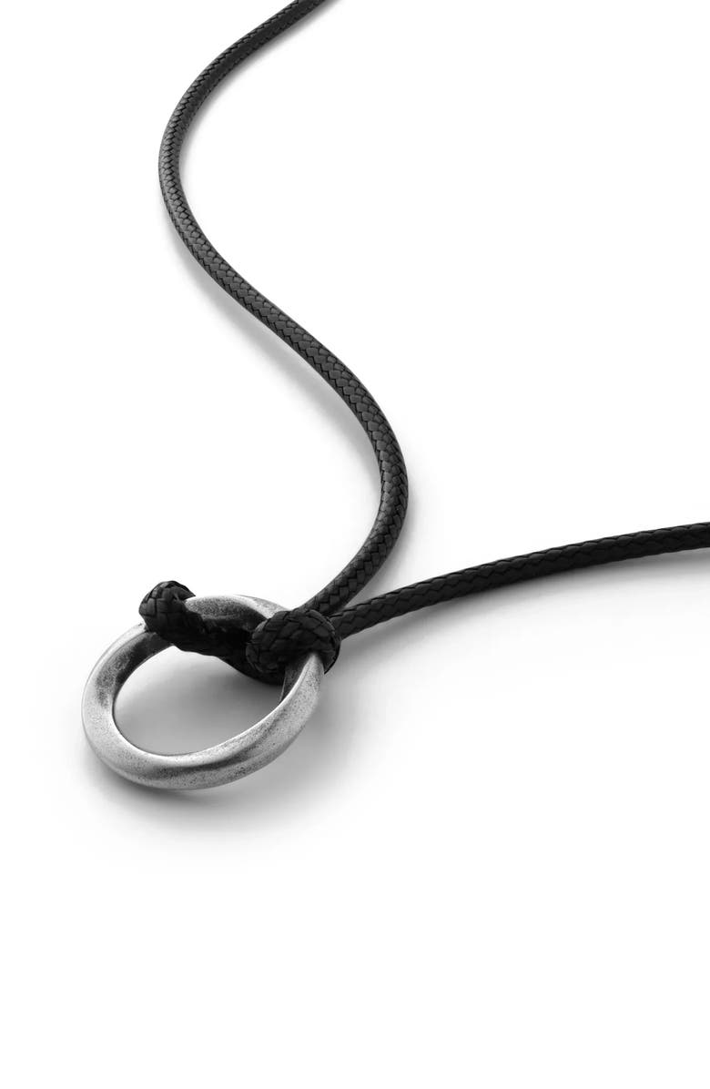 Vincero Men's Kairos Opportunity Pendant Necklace, Alternate, color, Silver