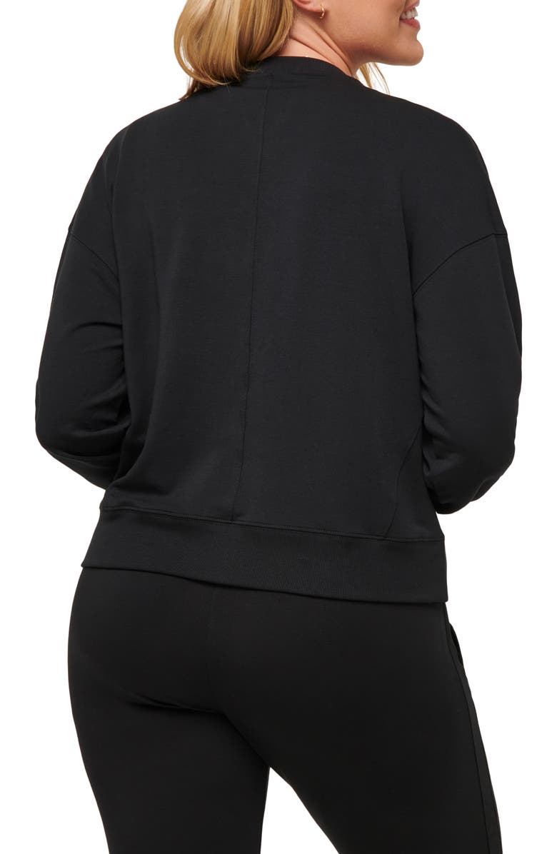 TravisMathew Cloud Sweatshirt, Alternate, color, Black
