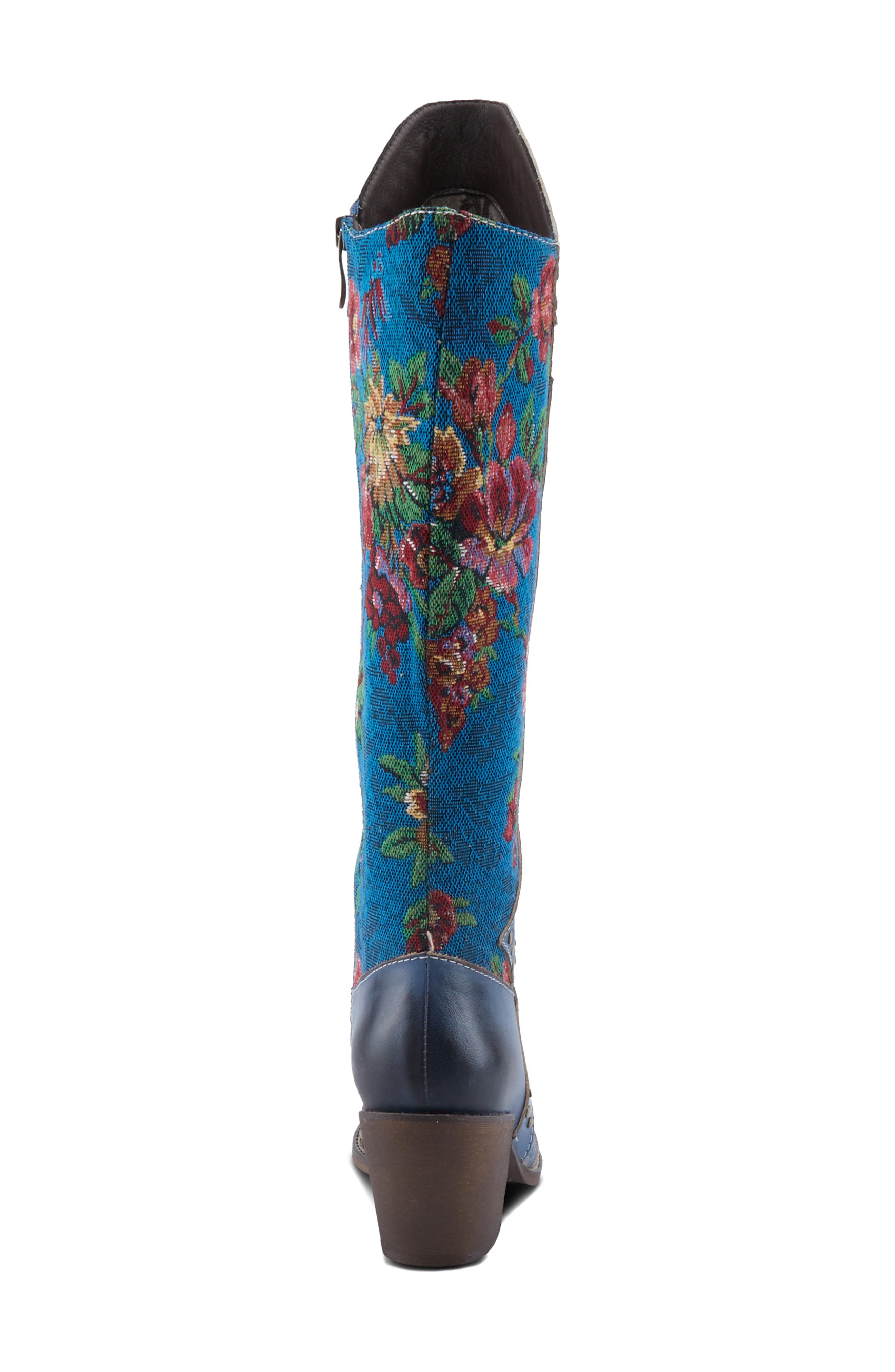Mallorie Knee High Boot, Alternate, color, BLUE