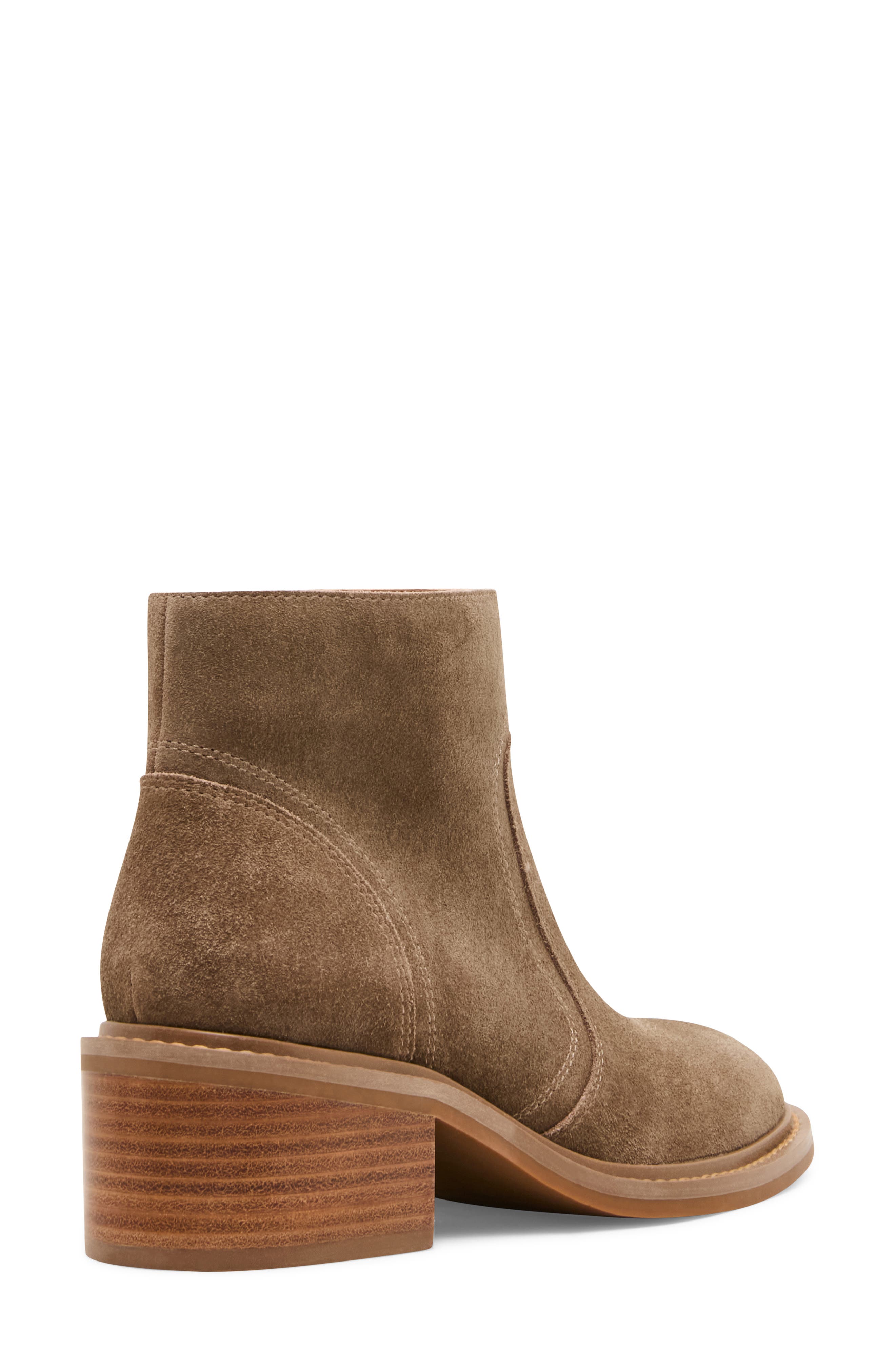 Laylani Waterproof Bootie, Alternate, color, TAUPE SUEDE