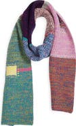 Waste Yarn Project x Celia Pym Embroidered Colorblock One of Kind Scarf