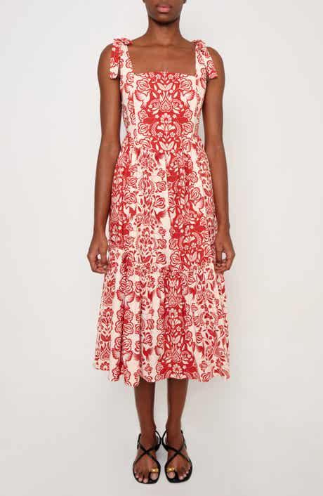 The Backbone Stretch Cotton Midi Sundress
