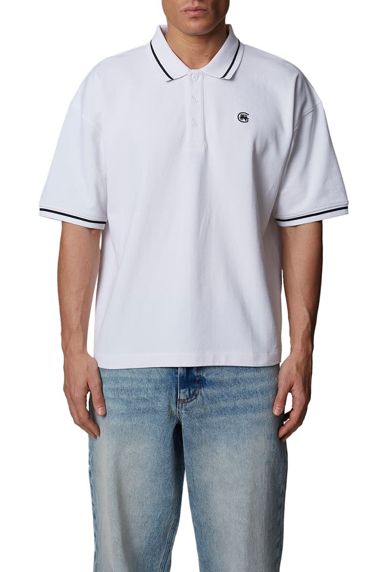 Oversized Polo, Main, color, White