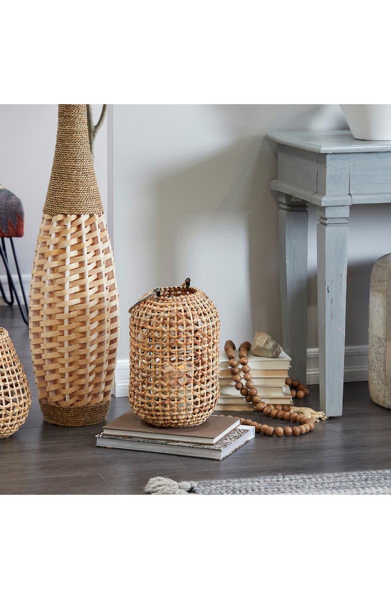 Novogratz Hand Woven Candleholder, Alternate, color,