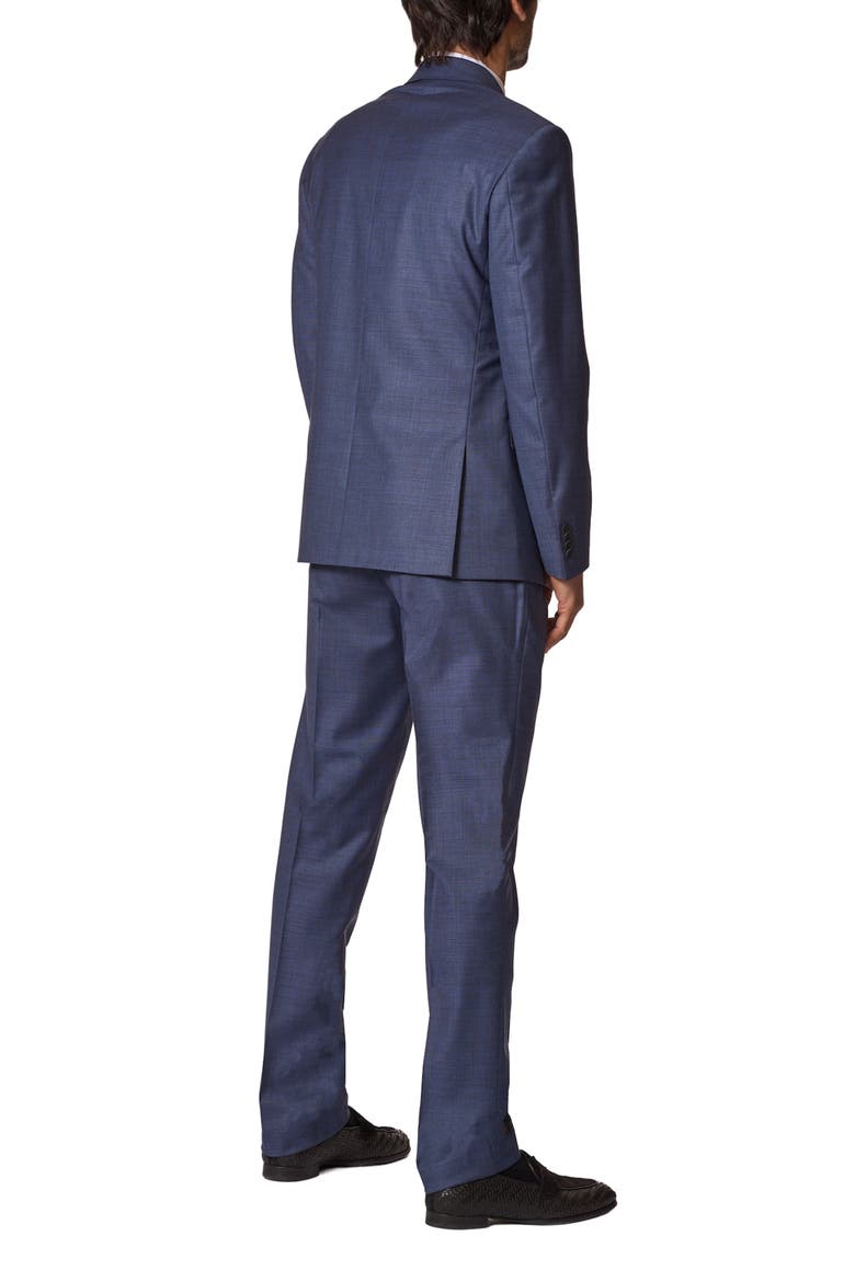 Sartorial Classic Fit Stretch Wool Suit, Alternate, color, BLUE