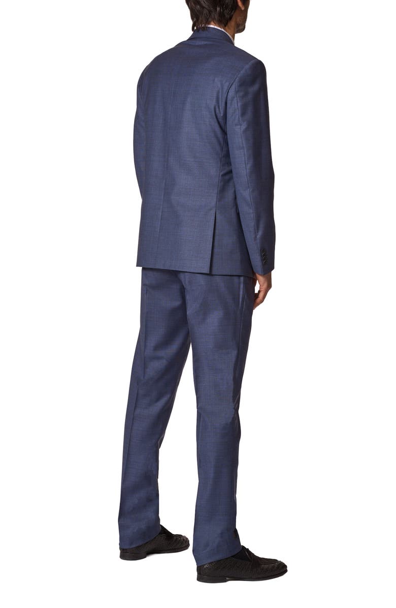 JB Britches Sartorial Classic Fit Stretch Wool Suit, Alternate, color, Blue