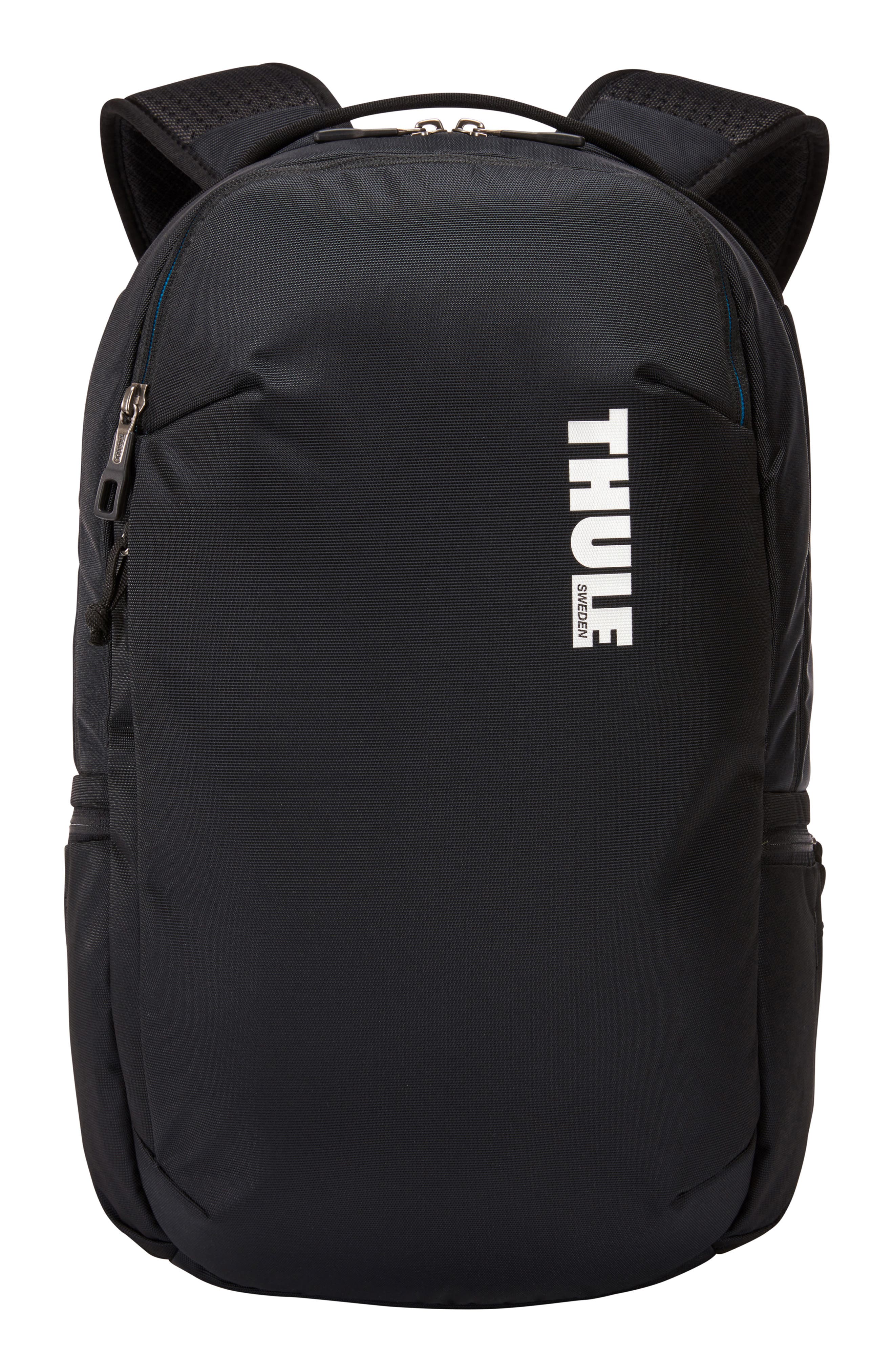 Thule Subterra 23-Liter Water Resistant Black Backpack, Main, color, 