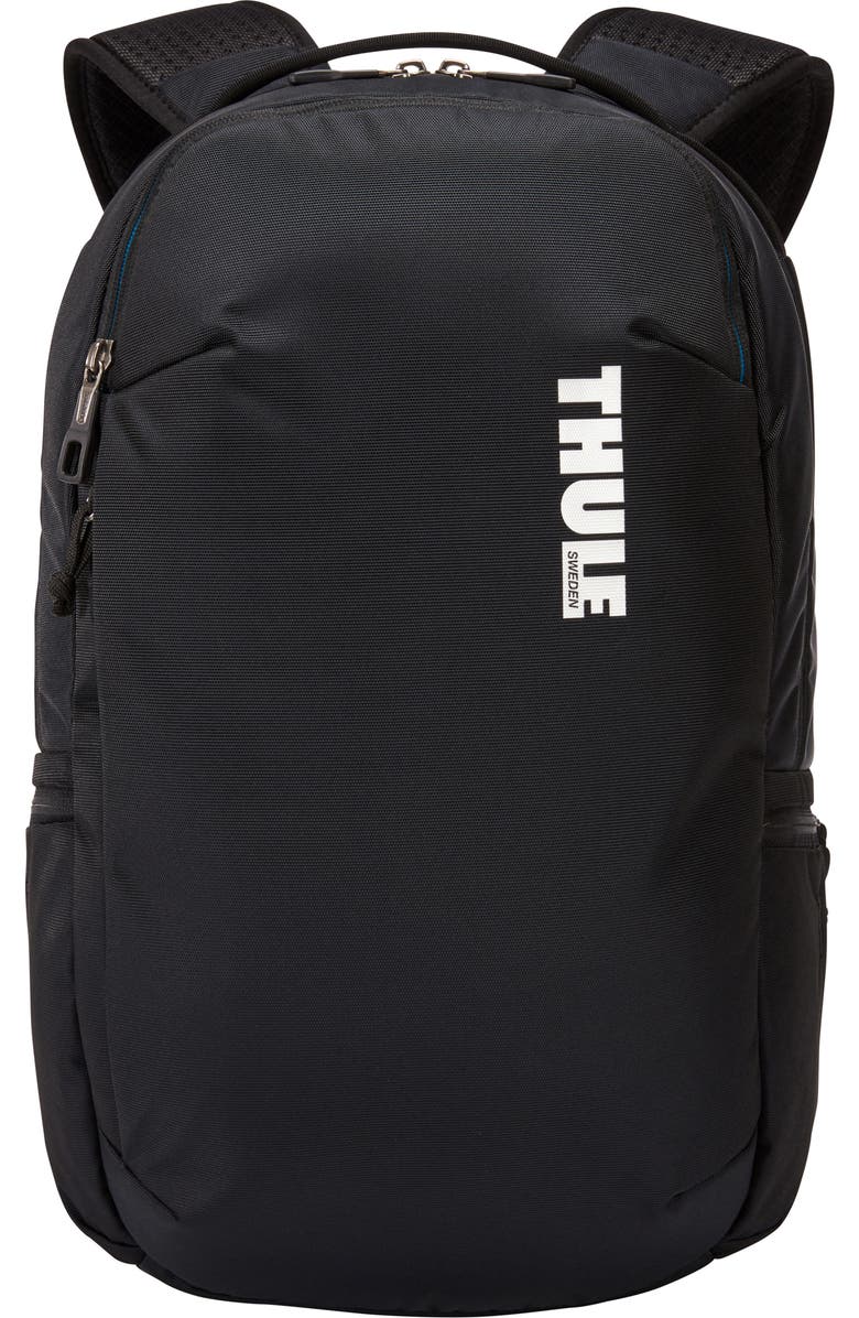 Thule Subterra 23-Liter Water Resistant Black Backpack, Main, color,