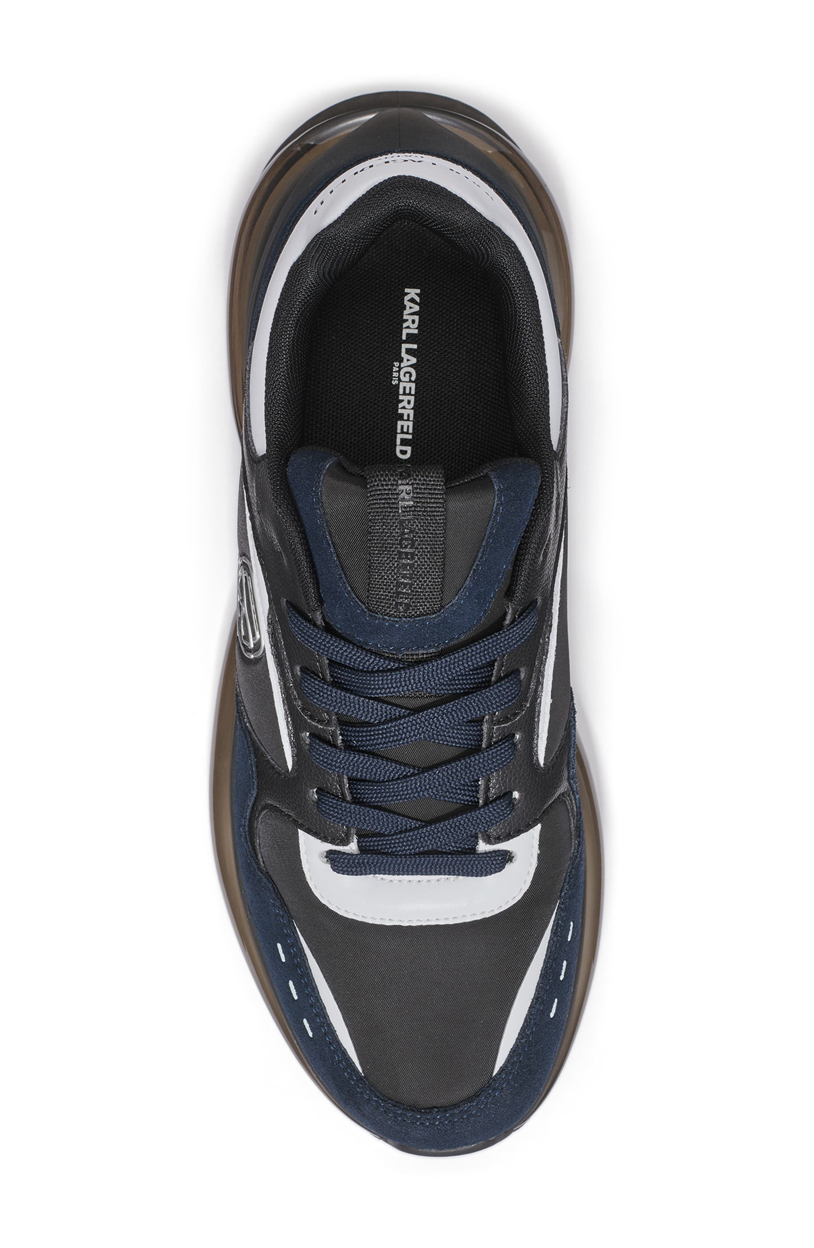 Athletic Karl Head Sneaker, Alternate, color, NAVY
