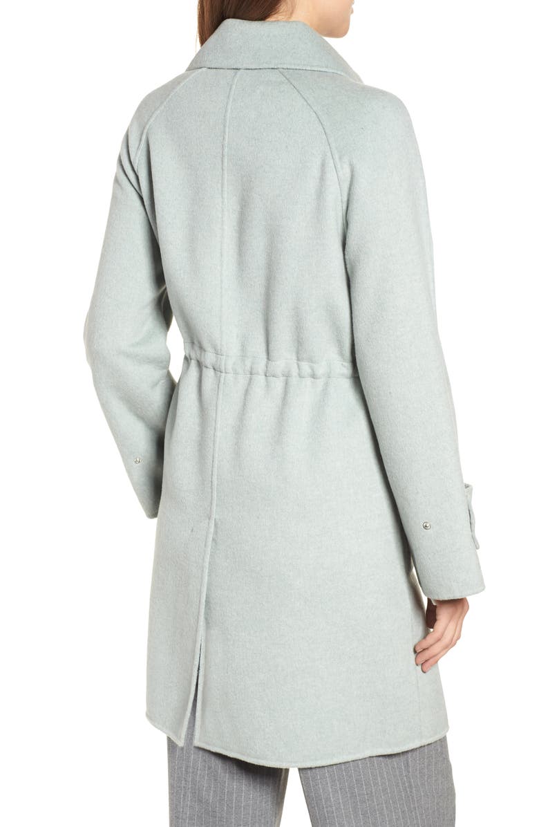 Badgley Mischka Collection Badgley Mischka Double Face Wool Blend Coat, Alternate, color, 