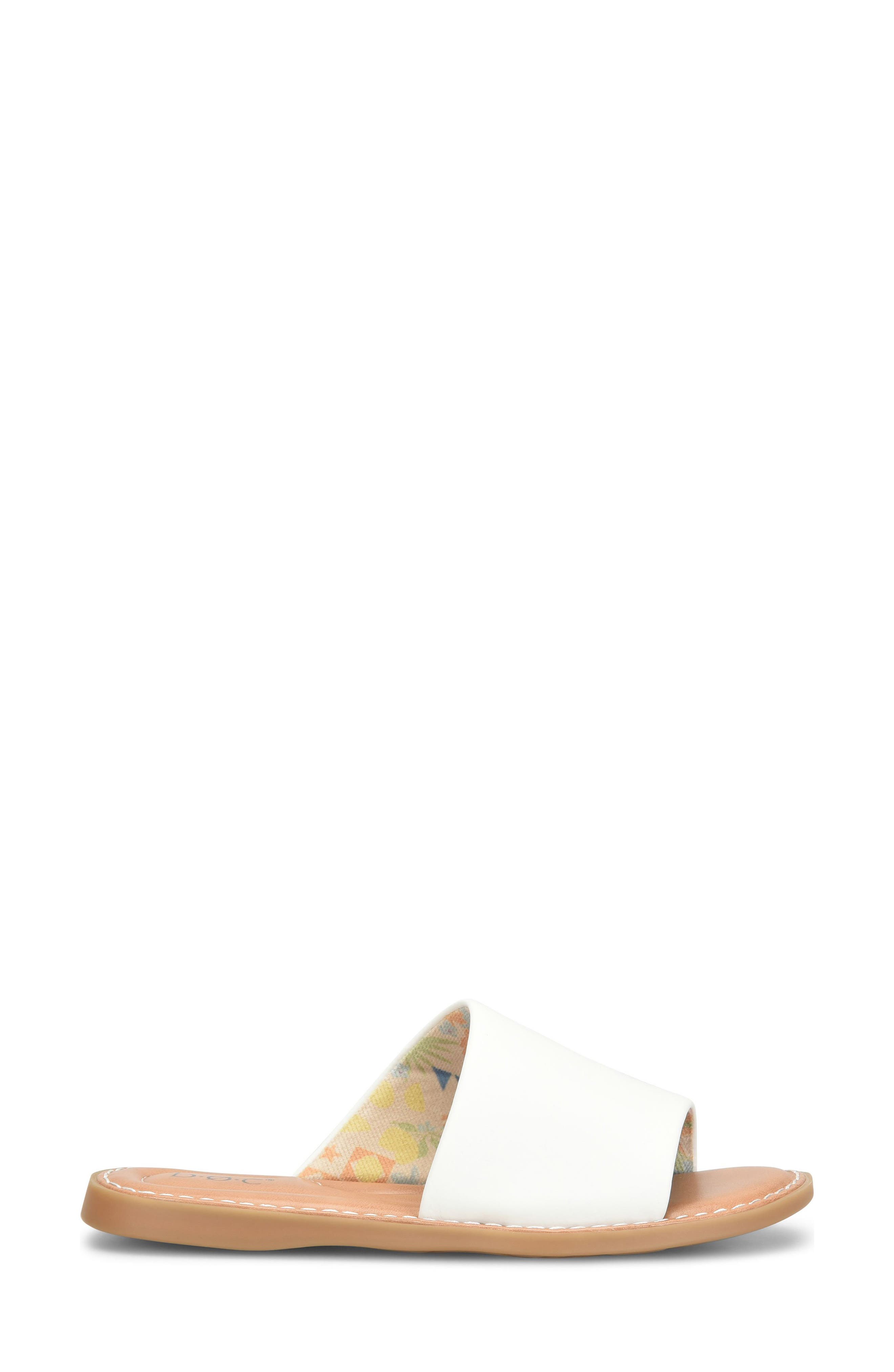 B O C BY BØRN Keely Slide Sandal, Alternate, color, White