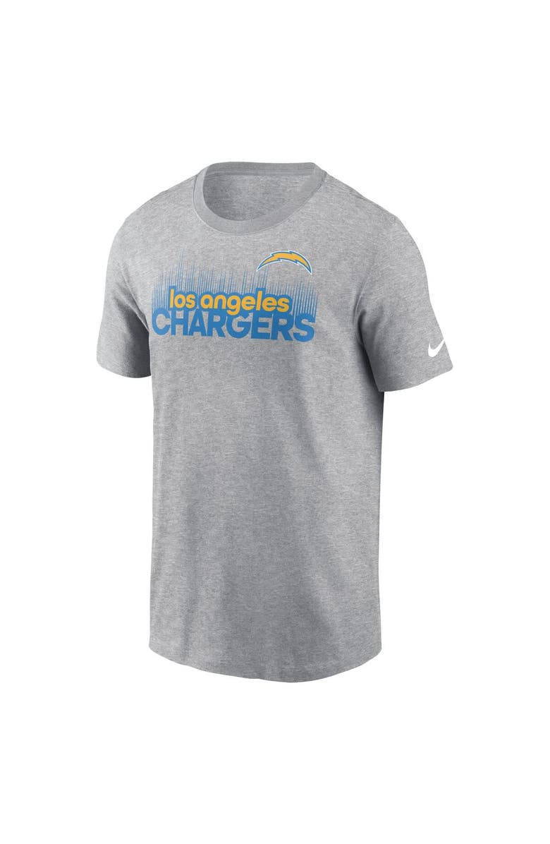 Nike Men's Nike Heather Gray Los Angeles Chargers Local Essential T-Shirt, Alternate, color, Heather Gray