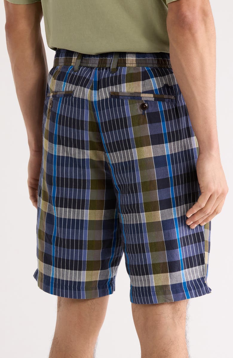Tommy Bahama Marina Del Madras Shorts, Alternate, color, Island Navy