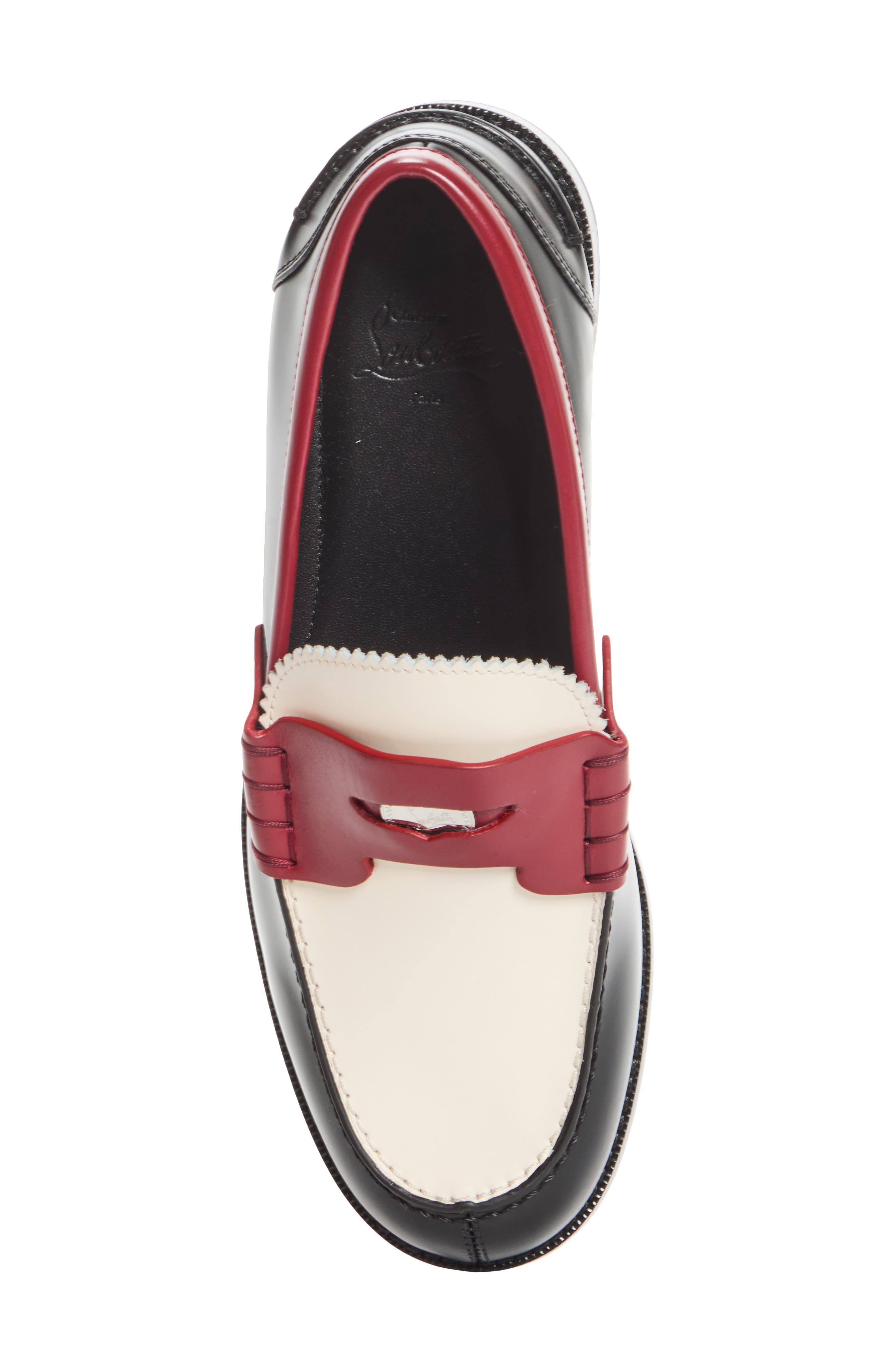 The Plato Leather Loafer, Alternate, color, CM47 VERSION BLACK