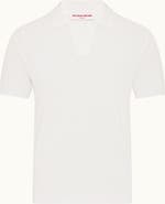 Orlebar Brown Roddy Tailored Fit Open Mesh Stitch Polo Shirt
