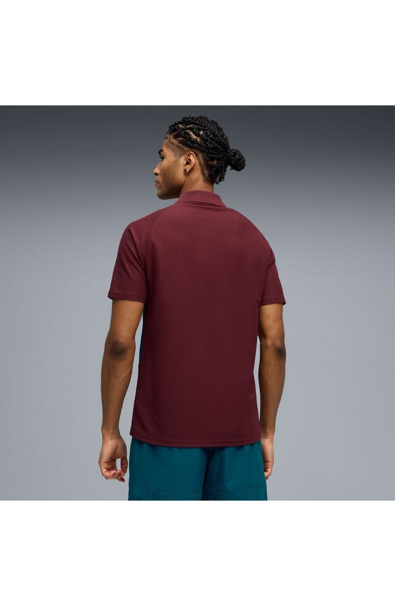 PUMA Men's Puma Maroon Portugal National Team PumaTech Polo, Alternate, color, Maroon