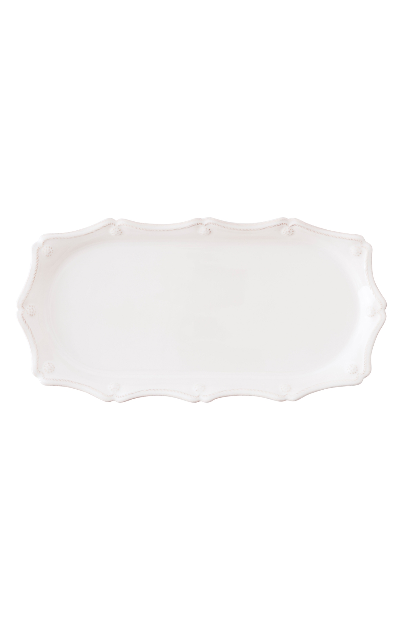 Juliska Berry & Thread Stoneware Hostess Tray - Whitewash