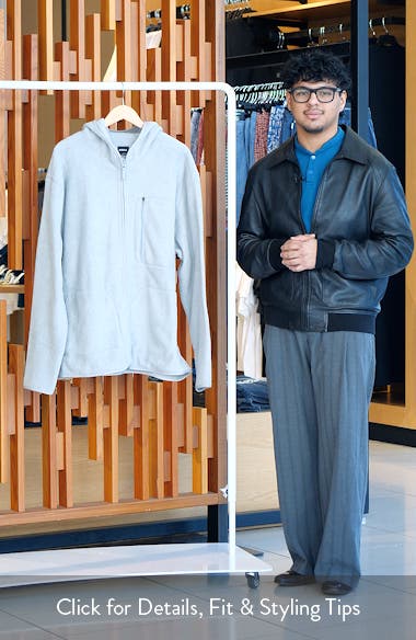 prAna Tuff Fluff Fleece Full Zip Hoodie (Men) | Nordstrom
