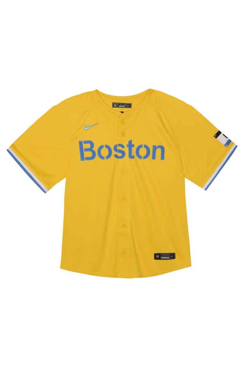 Toddler Nike Gold Boston Red Sox City Connect Limited Jersey, Alternate, color, Gold