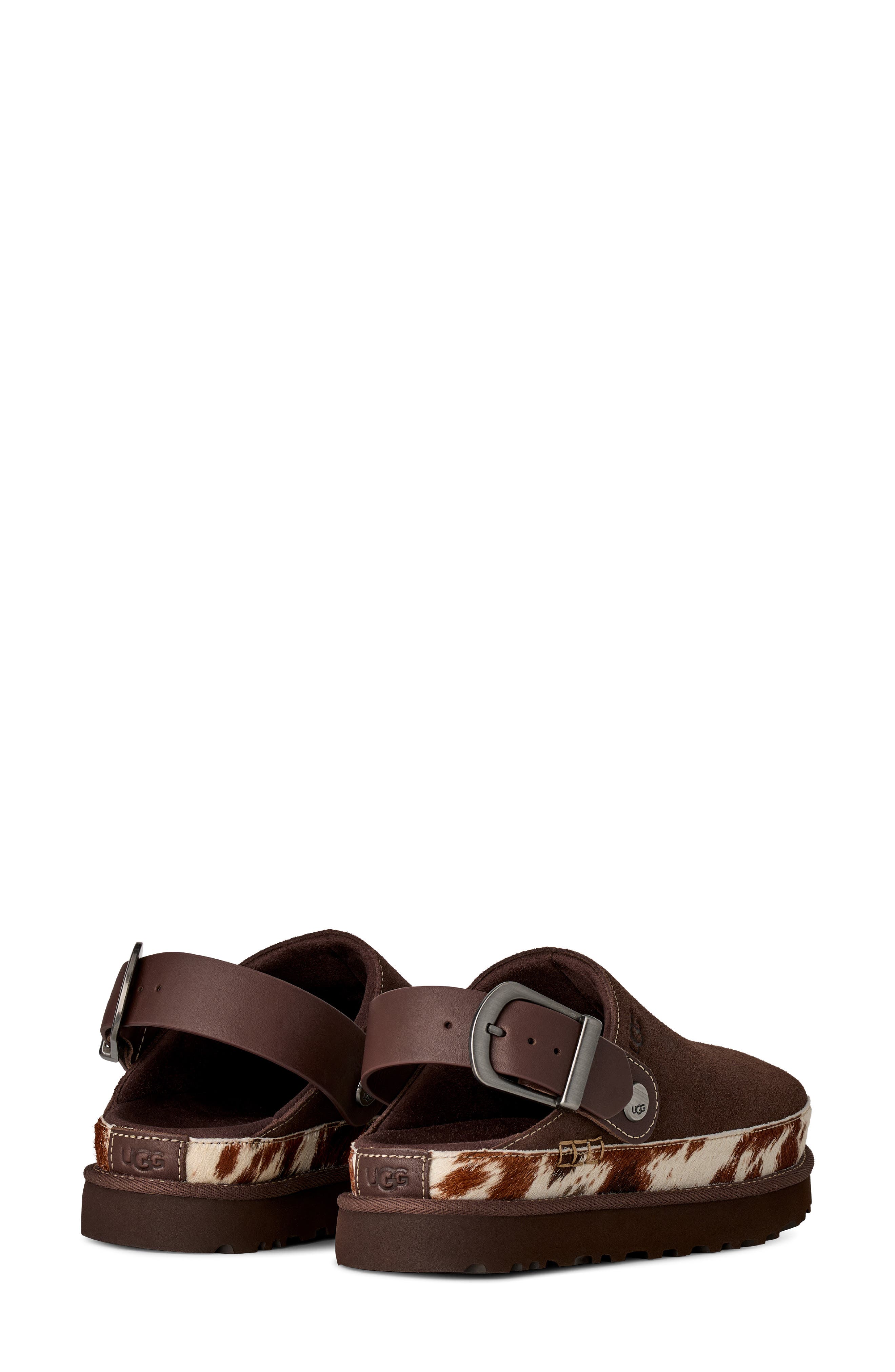 Goldenstar Western Leather Clog, Alternate, color, BURNT CEDAR